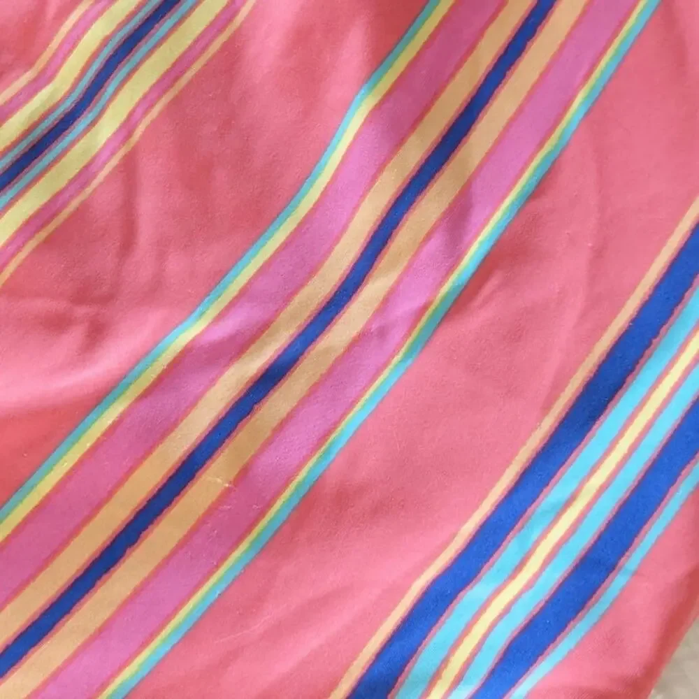 Aerie Charley Pink Stripe Swimsuit Bikini 34C Medium